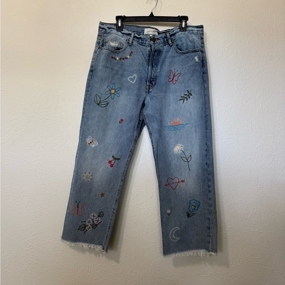 The Great the Wayne Embroidered jeans Kentucky Wash Size 31